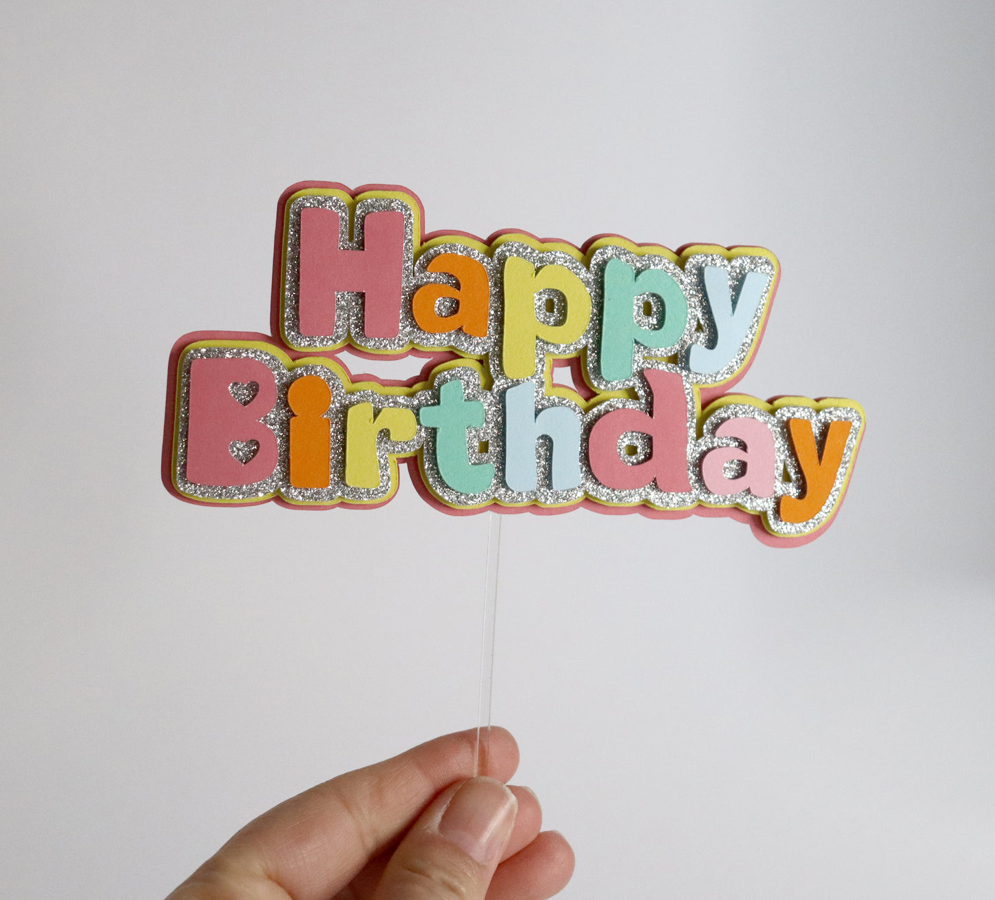 Topper za tortu - Happy birthday