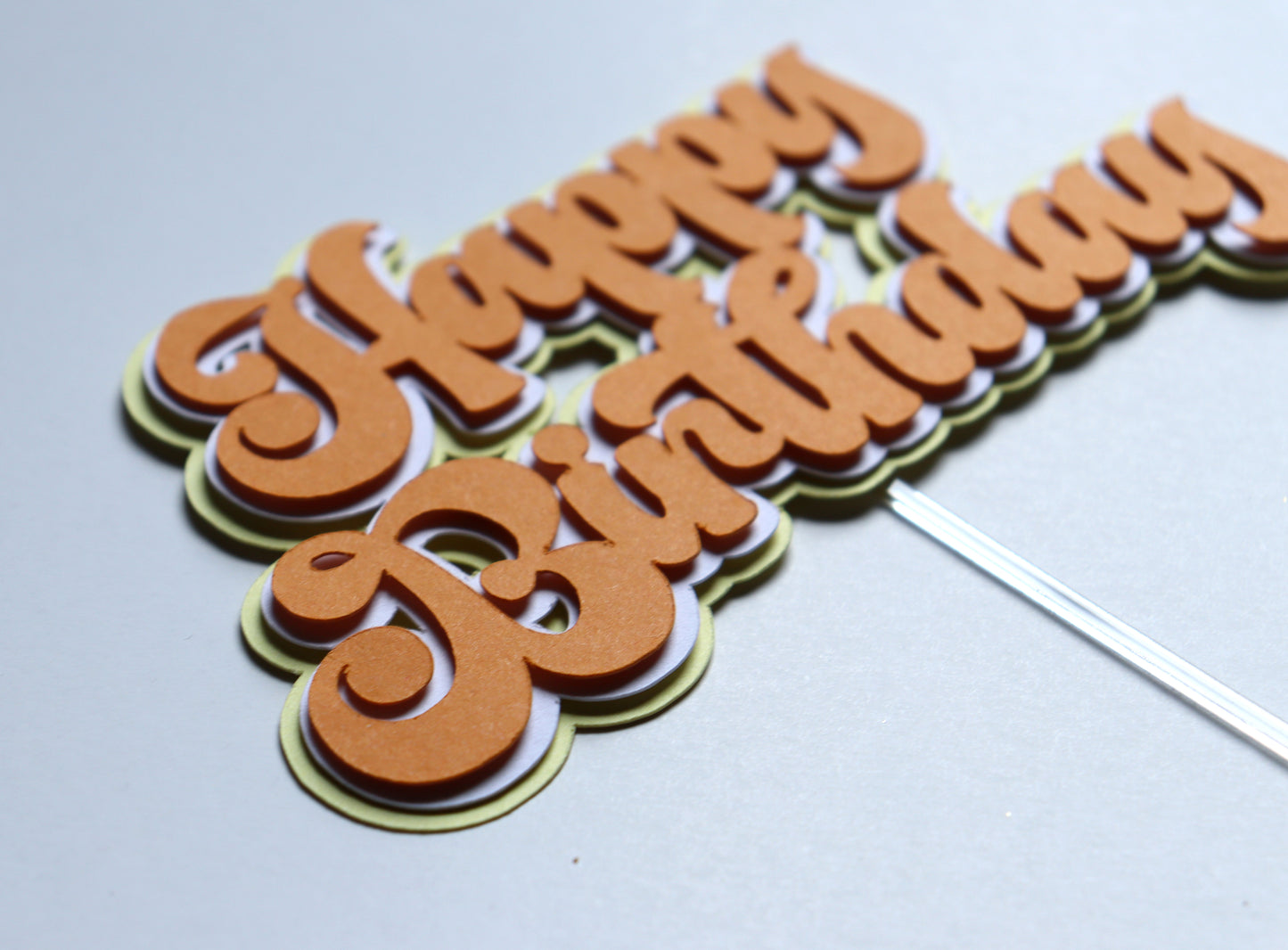 Topper za tortu - Happy birthday